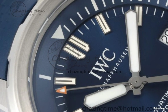 MIROTIME 0501 WellDesigned Aquatimer Automatic SS RSF 1:1 Best Edition Blue Dial on Blue Rubber Strap A 7057